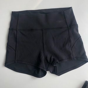 Lululemon black shorts 2” - size 6